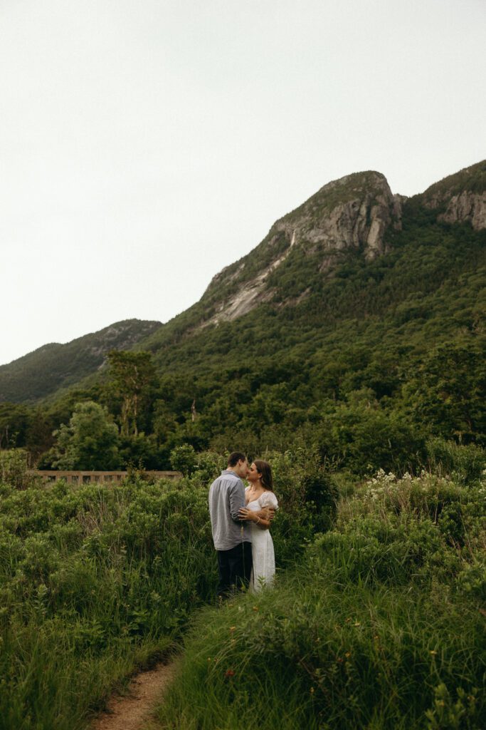 man and woman kissing 